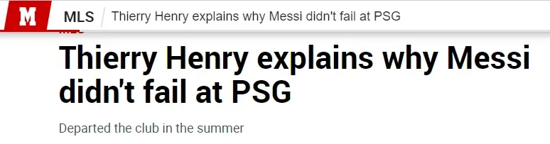 Messi sobre el nivel de Messi en PSG (Foto: https://www.marca.com/)