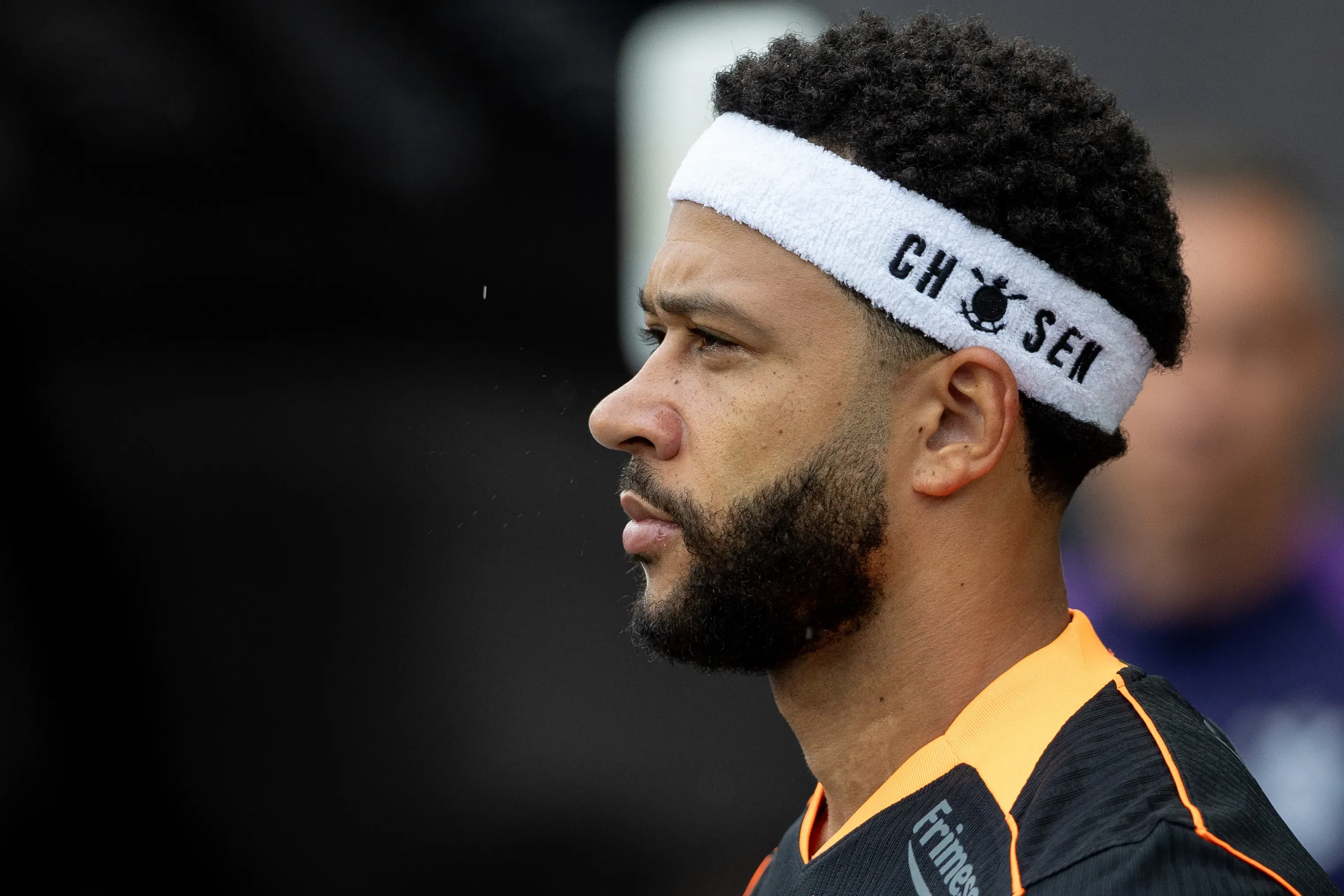 Memphis Depay do Corinthians durante entrada em campo para partida contra o Gremio no estadio Arena Corinthians pelo campeonato Brasileiro A 2025.