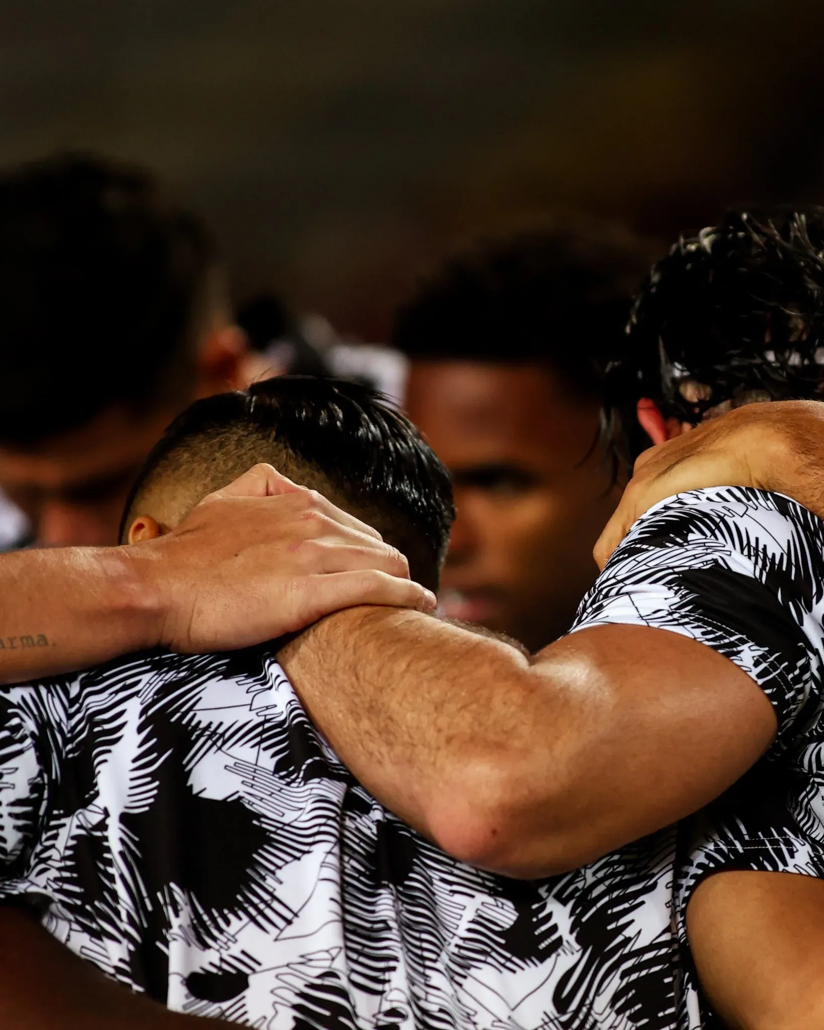 Arenga de Alajuelense antes del partido.
