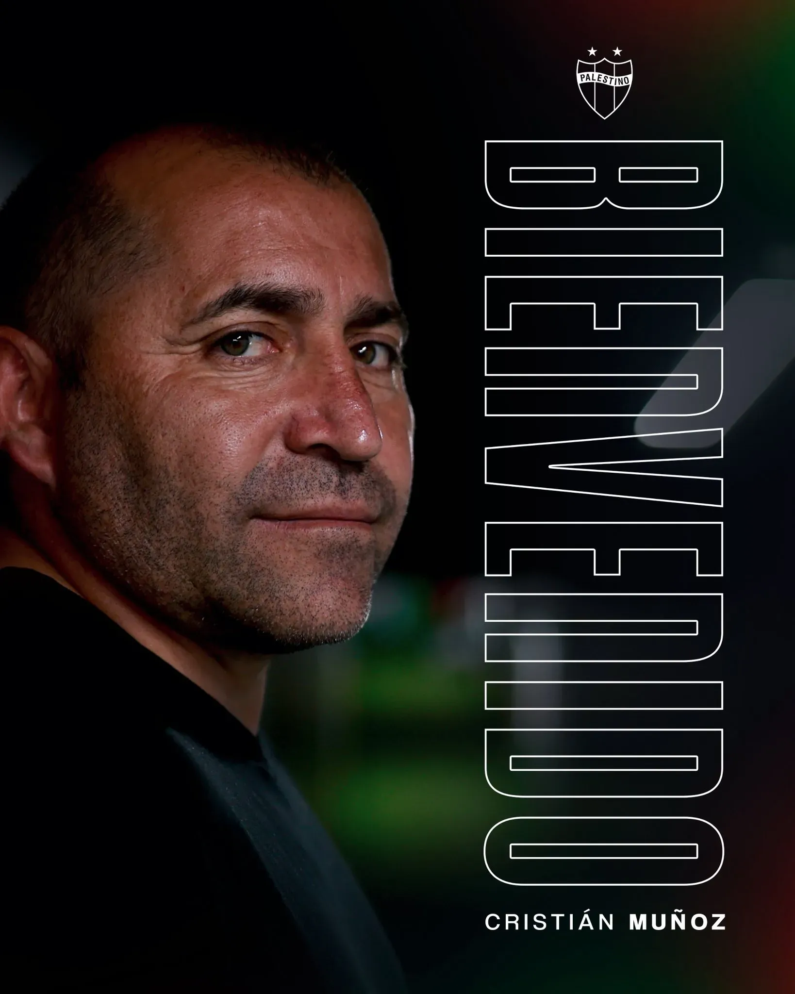 Cristián Muñoz será el entrenador de Palestino en la temporada 2026. Foto: Palestino.