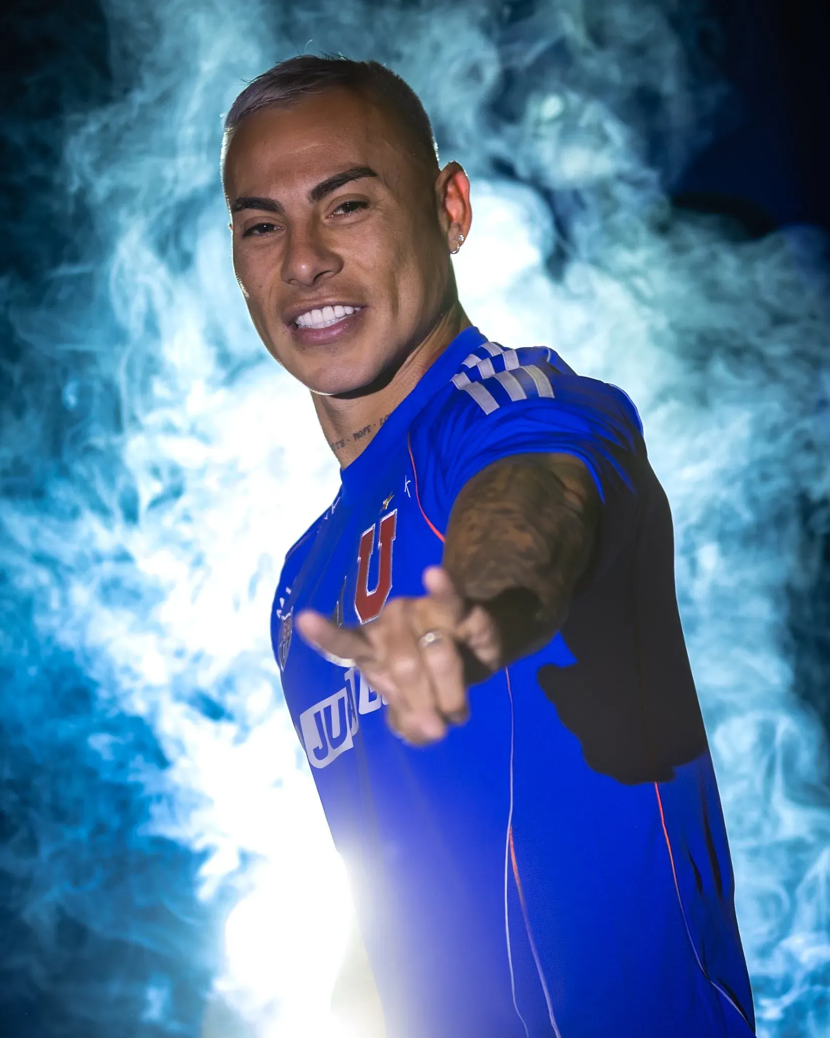 Eduardo Vargas llega a la U ilusionado con hacer historia una vez más. Foto: U. de Chile.