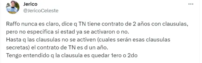 Sporting Cristal tiene cláusulas con Tiago Nunes. | Créditos: Twitter @JericoCeleste.