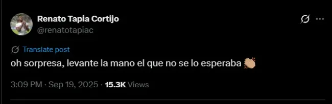 Fuente: @renatotapiac