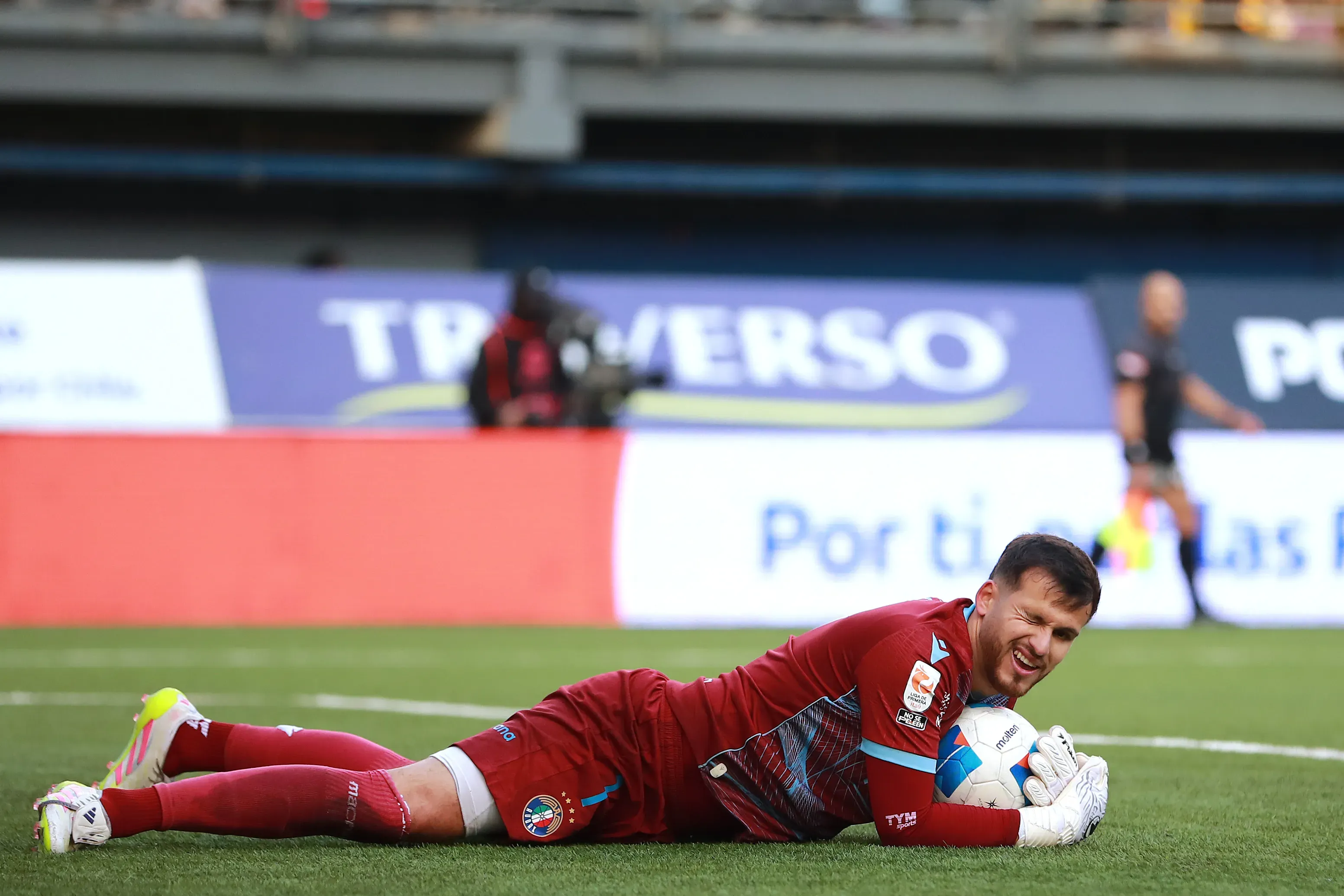 Tomás Ahumada jugando en Audax. Foto: Felipe Zanca/Photosport
