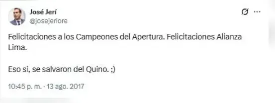 José Jerí dejó en claro que es hincha de Universitario. (Foto: Producción Bolavip)