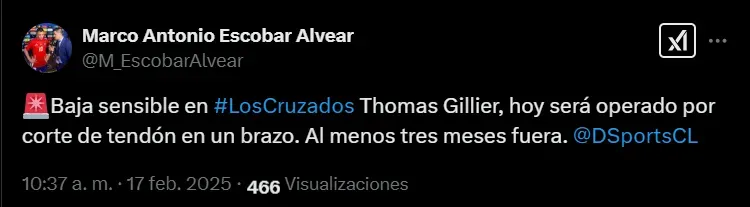 Captura Twitter.