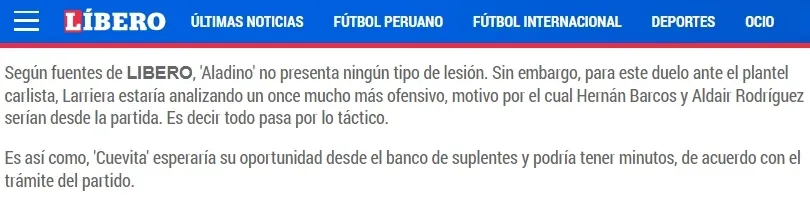 Mauricio Larriera descartó a Christian Cueva en Alianza Lima. | Créditos: Diario Libero.