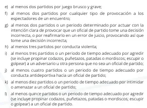 Artículo 14 del Código Disciplinario de la FIFA