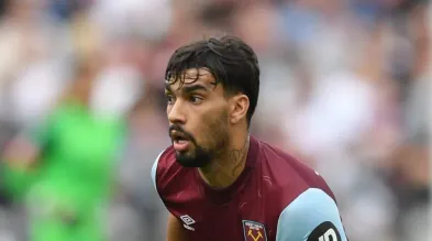 Lucas Paquetá está lesionado no West Ham. Foto: Harriet Lander/Getty Images