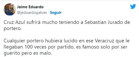 Comentario en Twitter