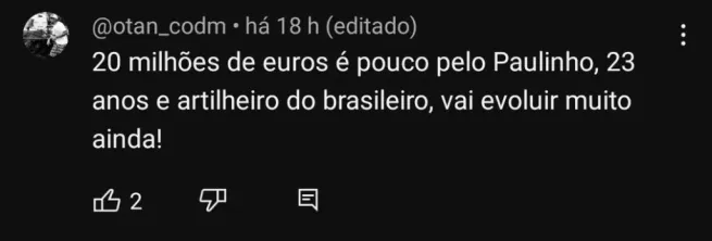 Repercussão no YouTube