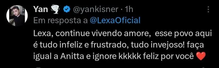 Reação dos seguidores - Foto: Twitter