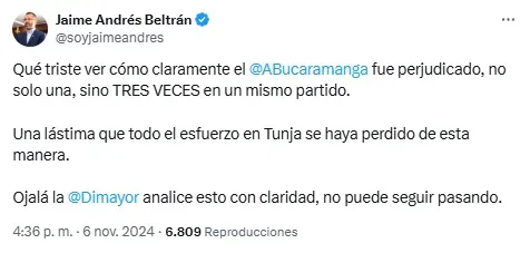 Alcalde de Bucaramanga.