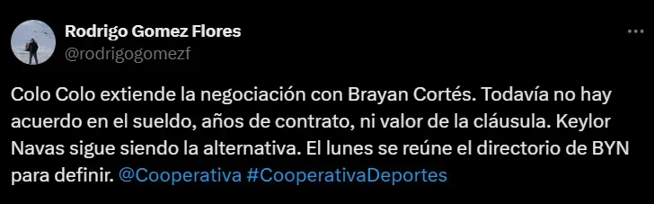 Captura Twitter.