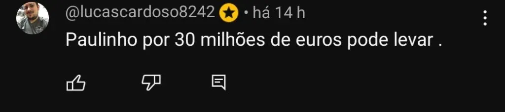 Repercussão no YouTube