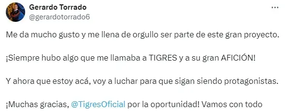 Se olvidó de Cruz Azul: Gerardo Torrado fue presentado en Tigres (X)