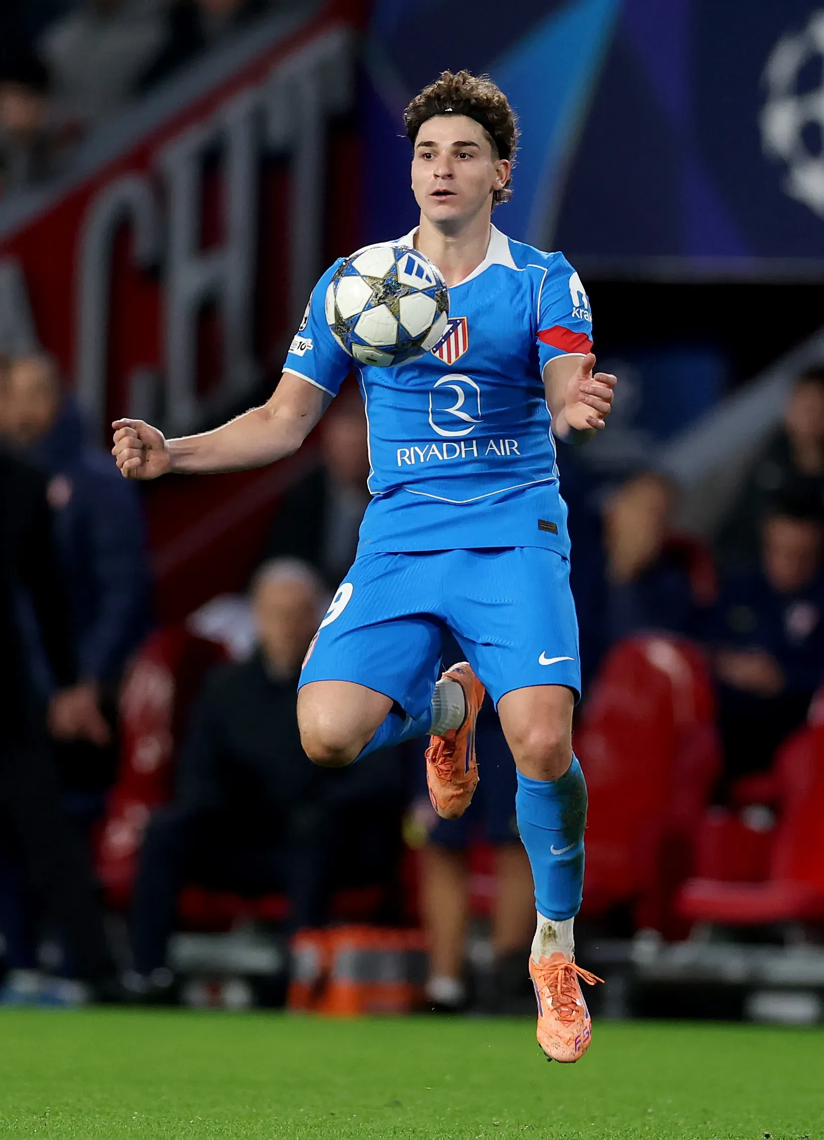 Julián Alvarez lleva 11 goles en 21 partidos en la temporada. (Foto: Getty).