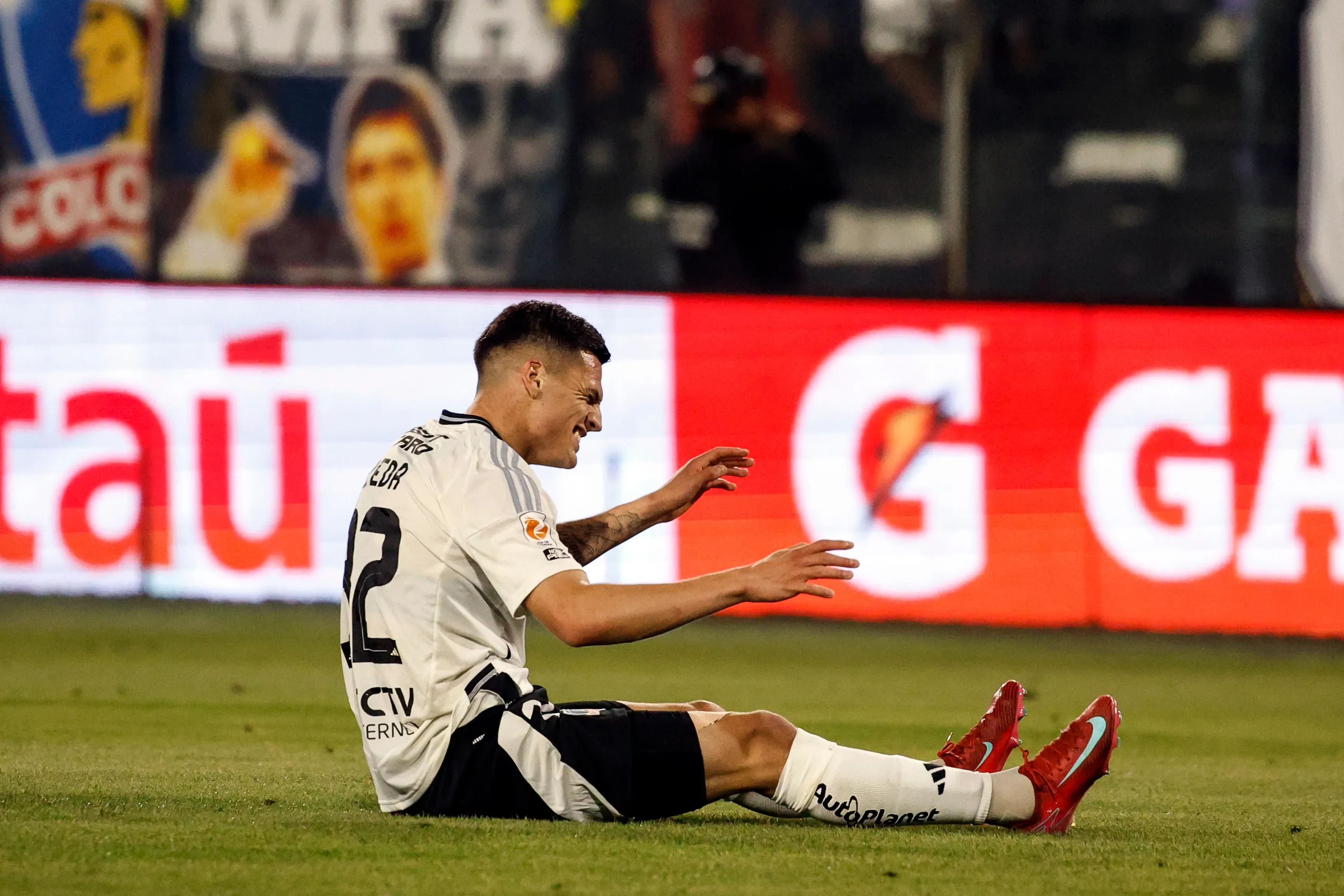 Lucas Cepeda no tuvo un buen cierre de año en Colo Colo. Foto: Diego Martin/Photosport