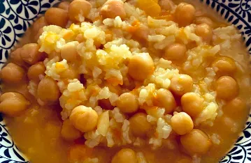 Receta de garbanzos para el almuerzo – Foto de @lesliona vía X – Twitter