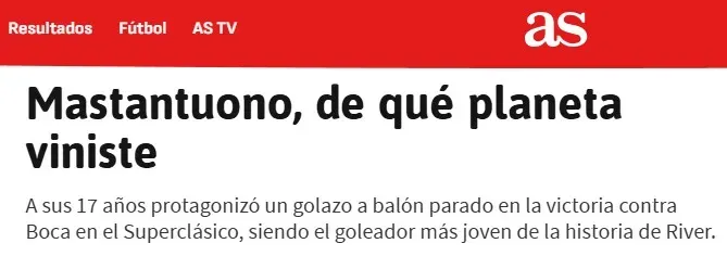 As de España.