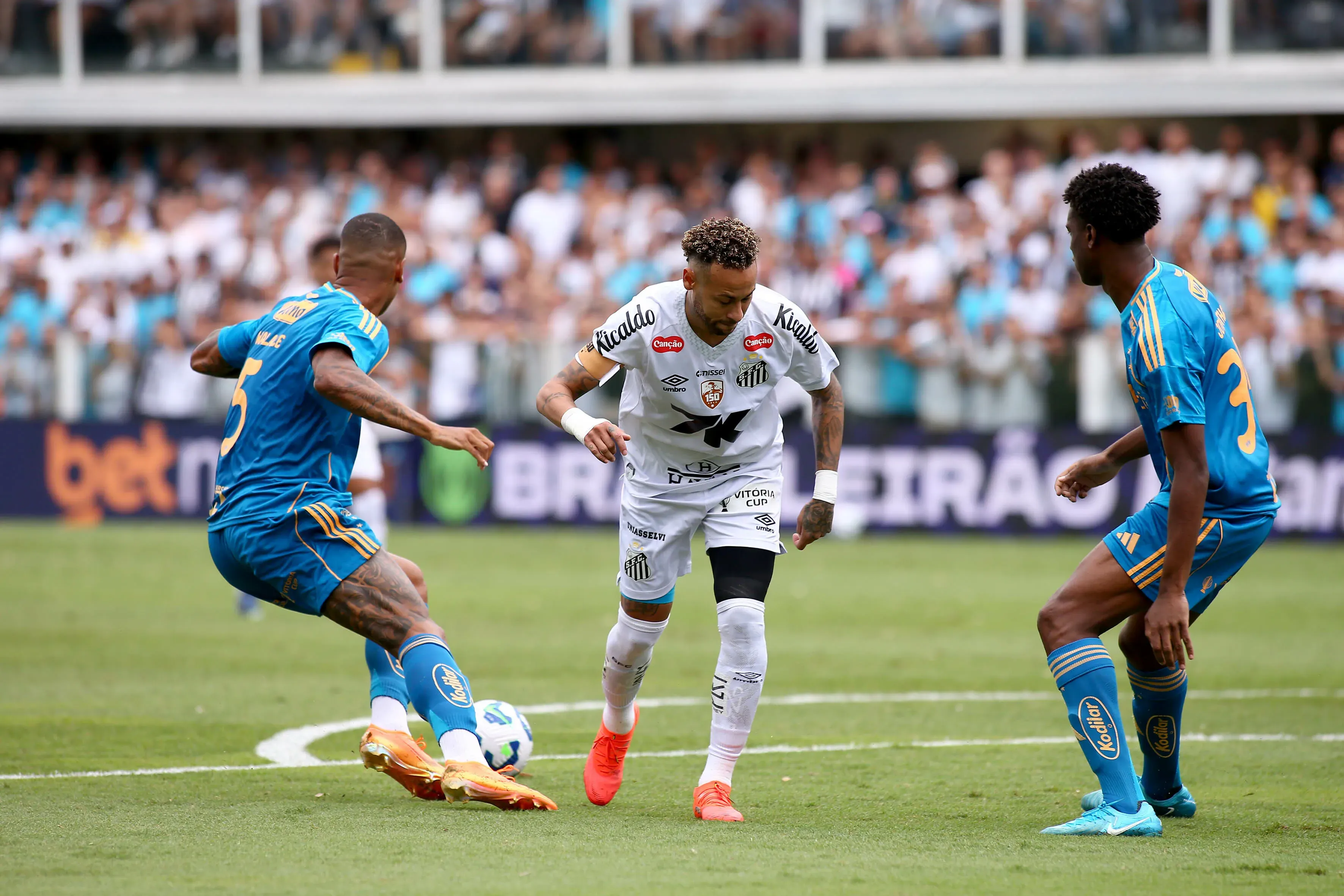 Santos x Cruzeiro. Foto: Mauricio De Souza/AGIF