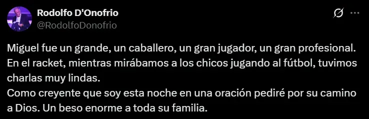 Rodolfo D’Onofrio.