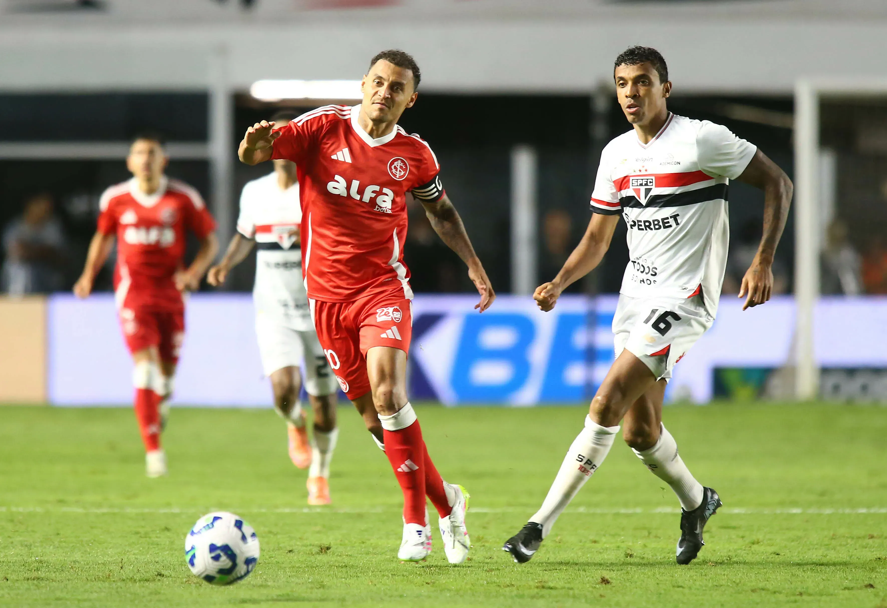 Inter perdeu para o São Paulo. Foto: Mauricio De Souza/AGIF