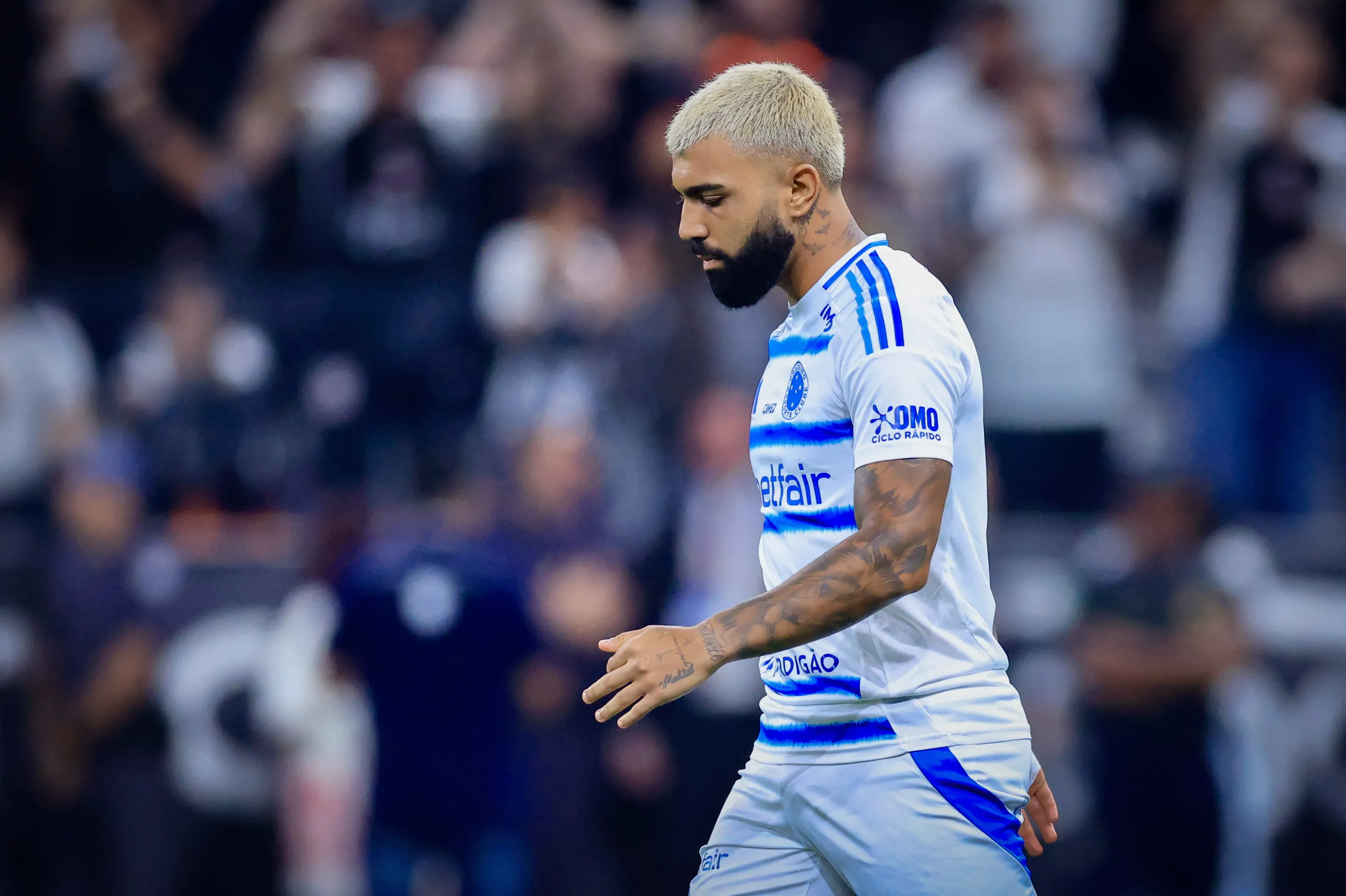 Gabigol foi vilão em eliminação do Cruzeiro para o Corinthians. Foto: Marcello Zambrana/AGIF