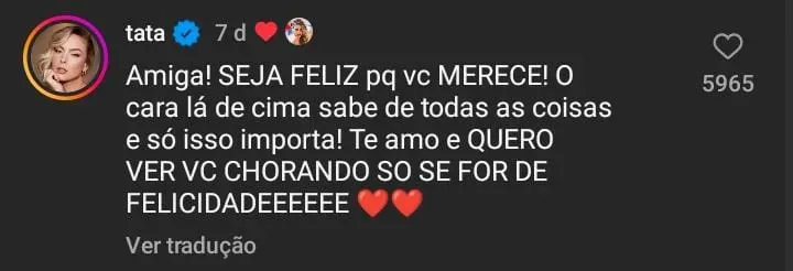 Reação seguidores - Foto: Instagram Lexa