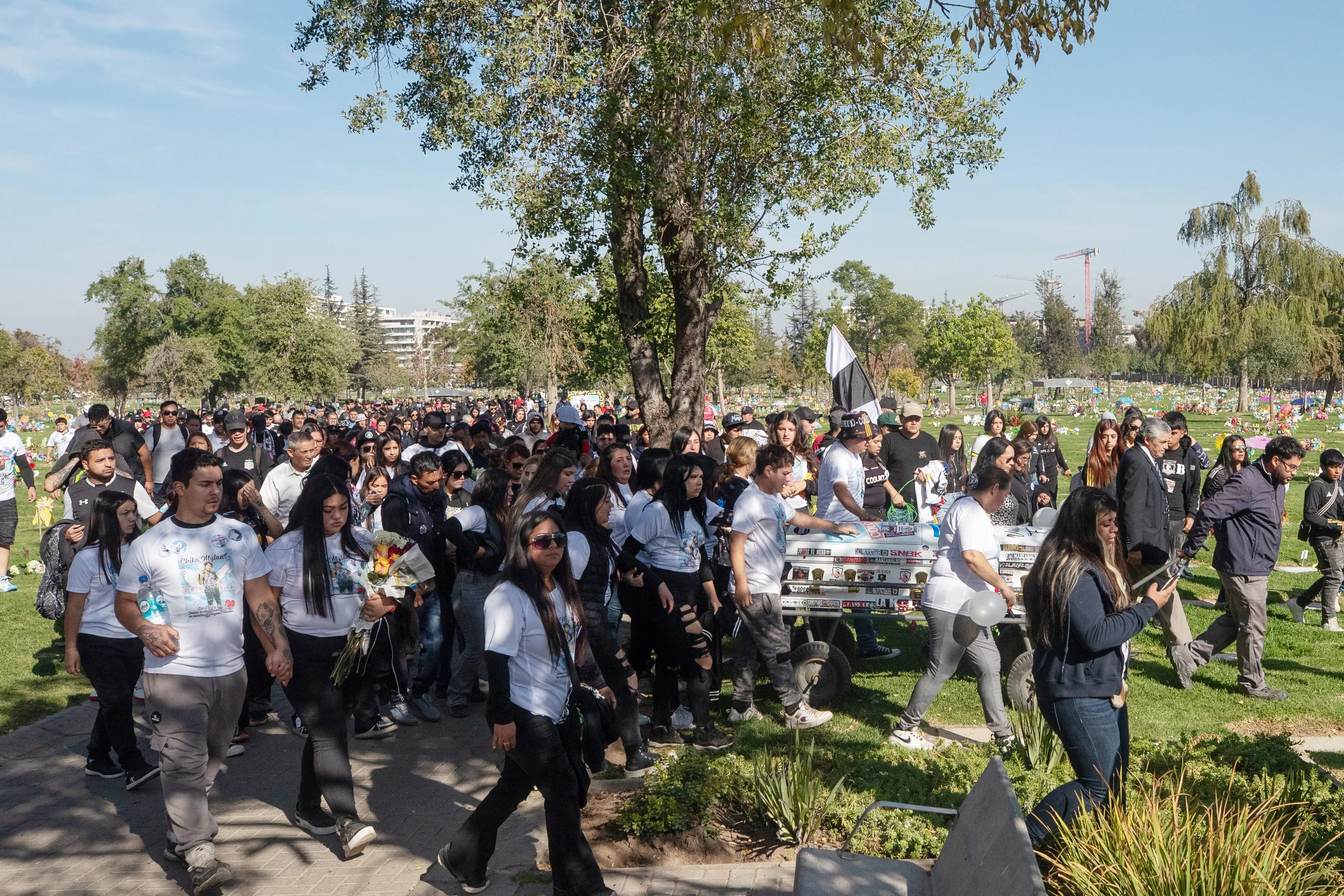 Funerales del hincha de Colo Colo. (Foto: Photosport)
