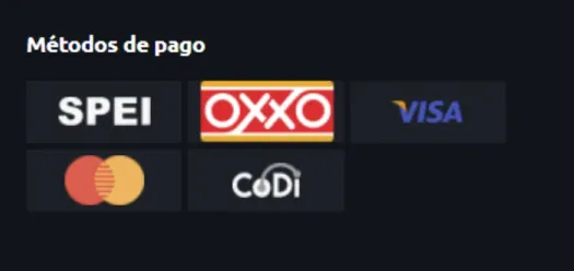 Métodos de pago Betano