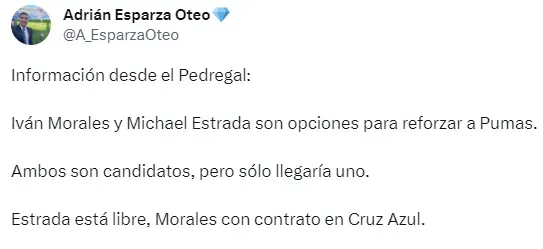 Información de Adrián Esparza Oteo