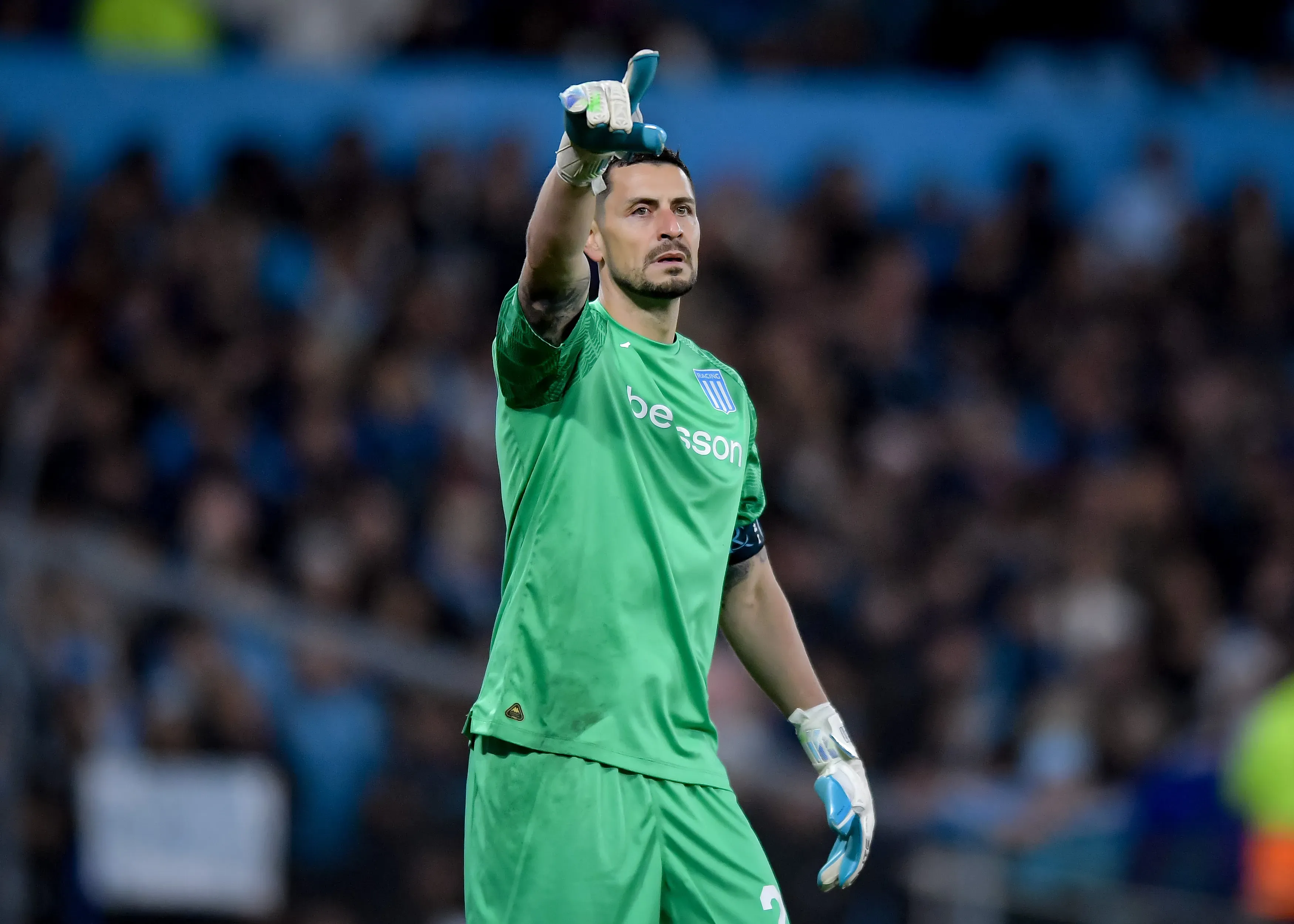 Gabriel Arias no continuará en Racing el 2026. (Photo by Marcelo Endelli/Getty Images)