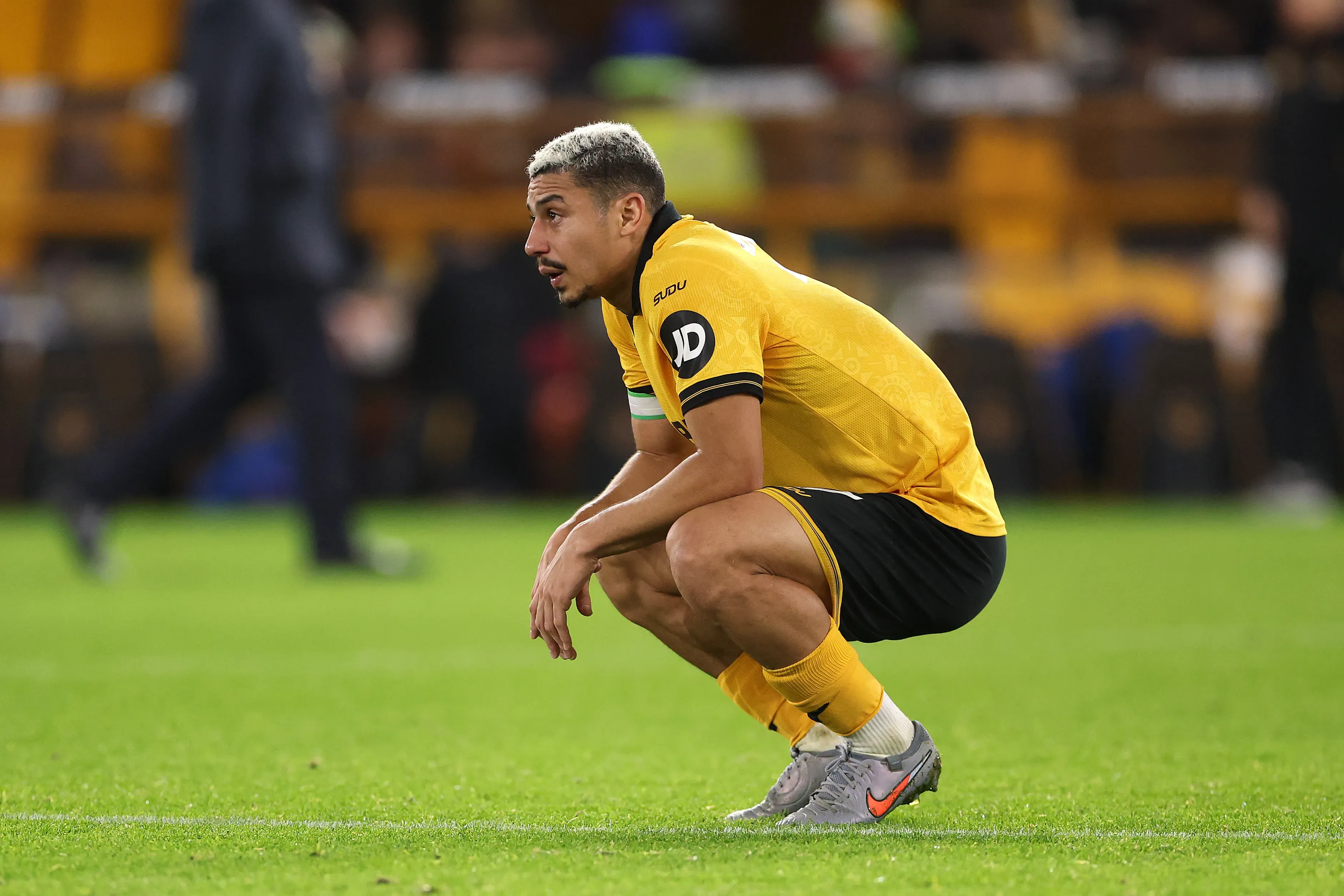 André em partida do Wolverhampton. (Foto: Alex Pantling/Getty Images)