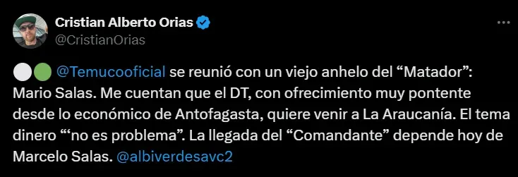 Captura Twitter.