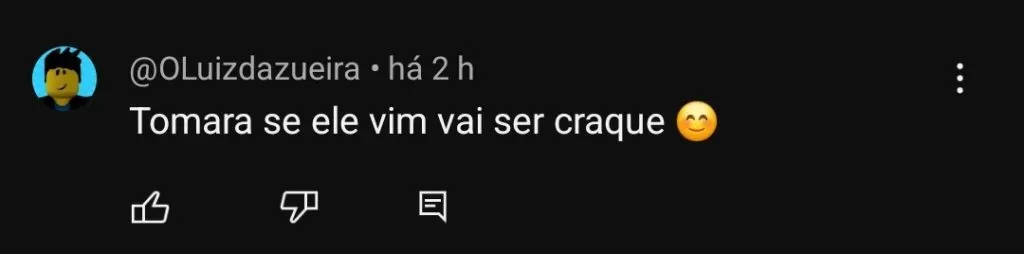 Repercussão via YouTube