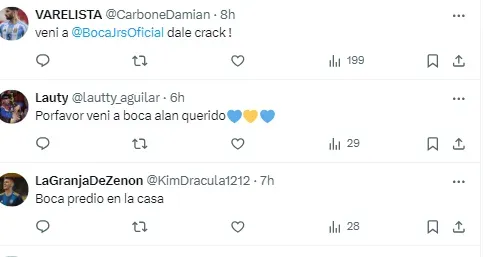 Los hinchas de Boca lo llenaron de comentarios a Velasco.