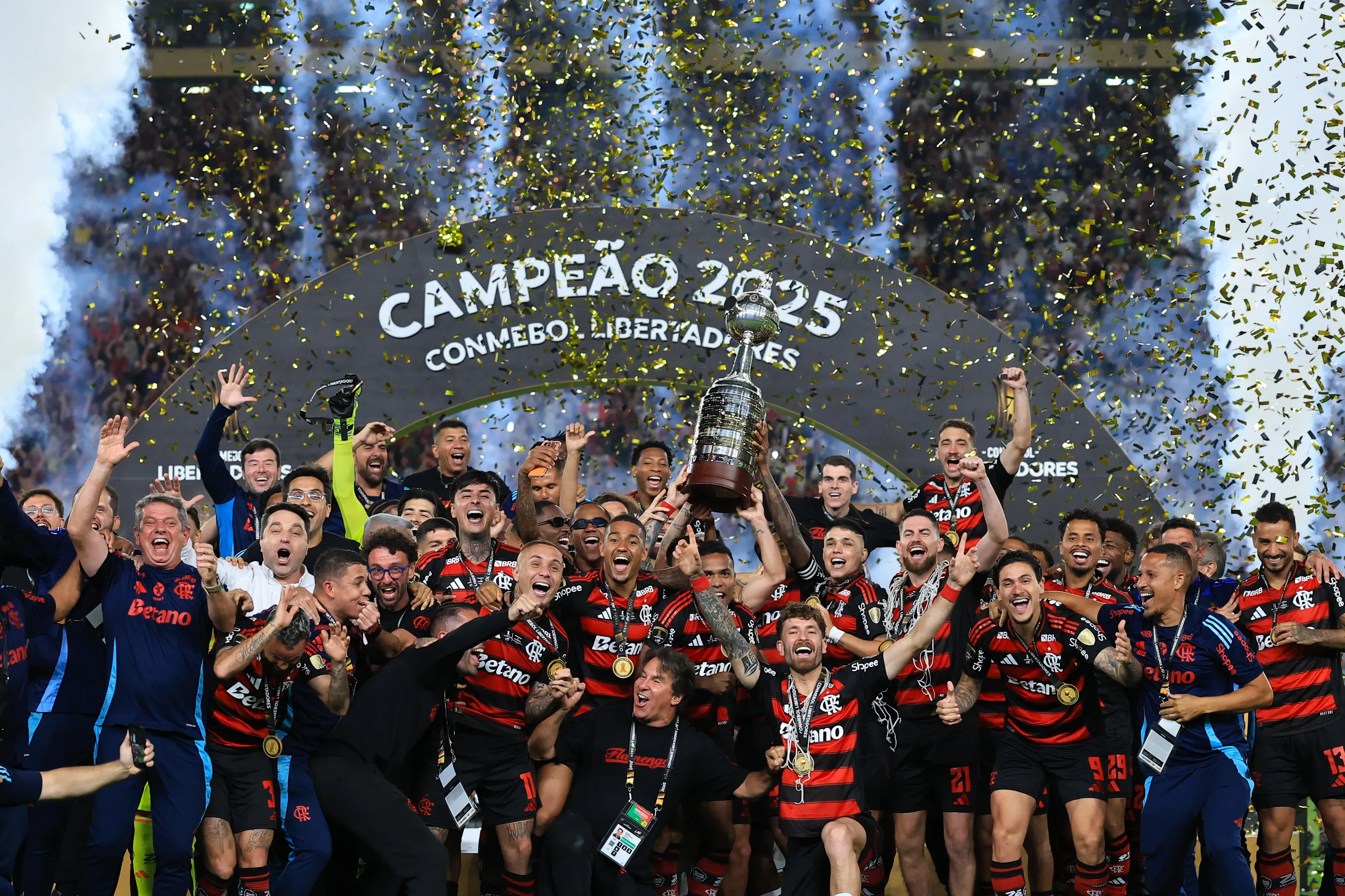 Flamengo campeón de la Copa Libertadores 2025. (Getty Images)