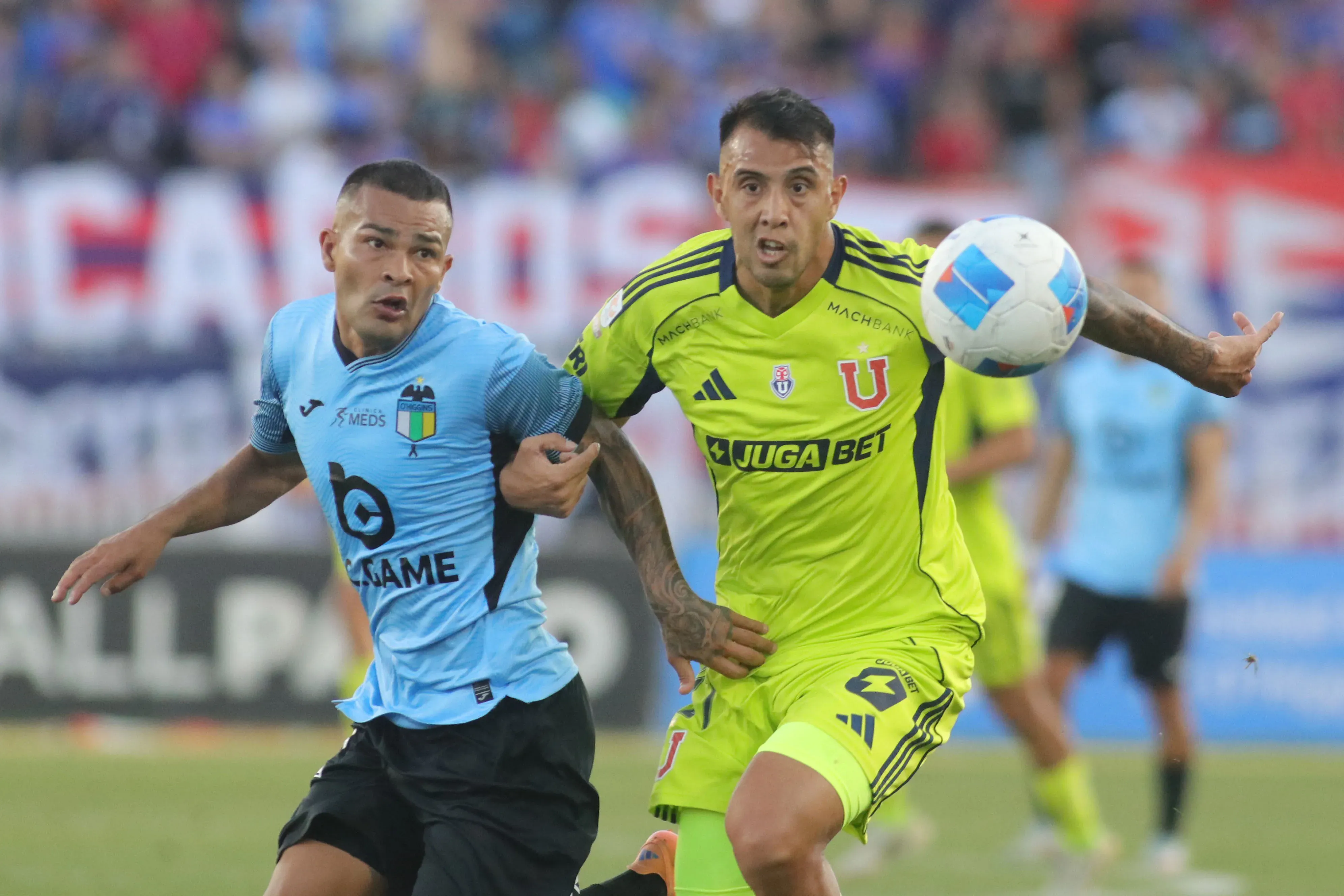U de Chile sigue de cerca lo que pasa con Matías Lugo en O’Higgins. Foto: Jorge Loyola/Photosport
