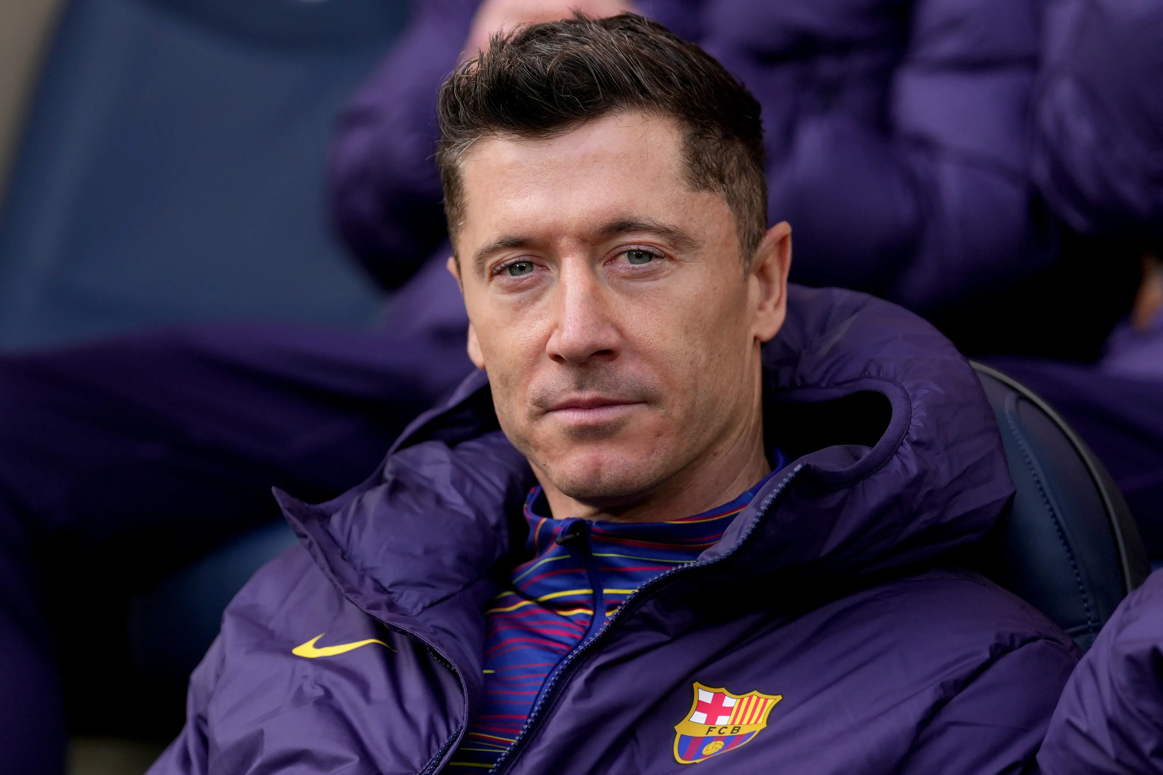 Al-Hilal estaria interessado em Lewandowski, do Barcelona, para substituir Darwin Núñez. Ainda segundo os portais Sport, Alyaum e do Saudi Times, ele estaria disposto a uma mudança no final da temporada. (Foto: Alex Caparros/Getty Images)