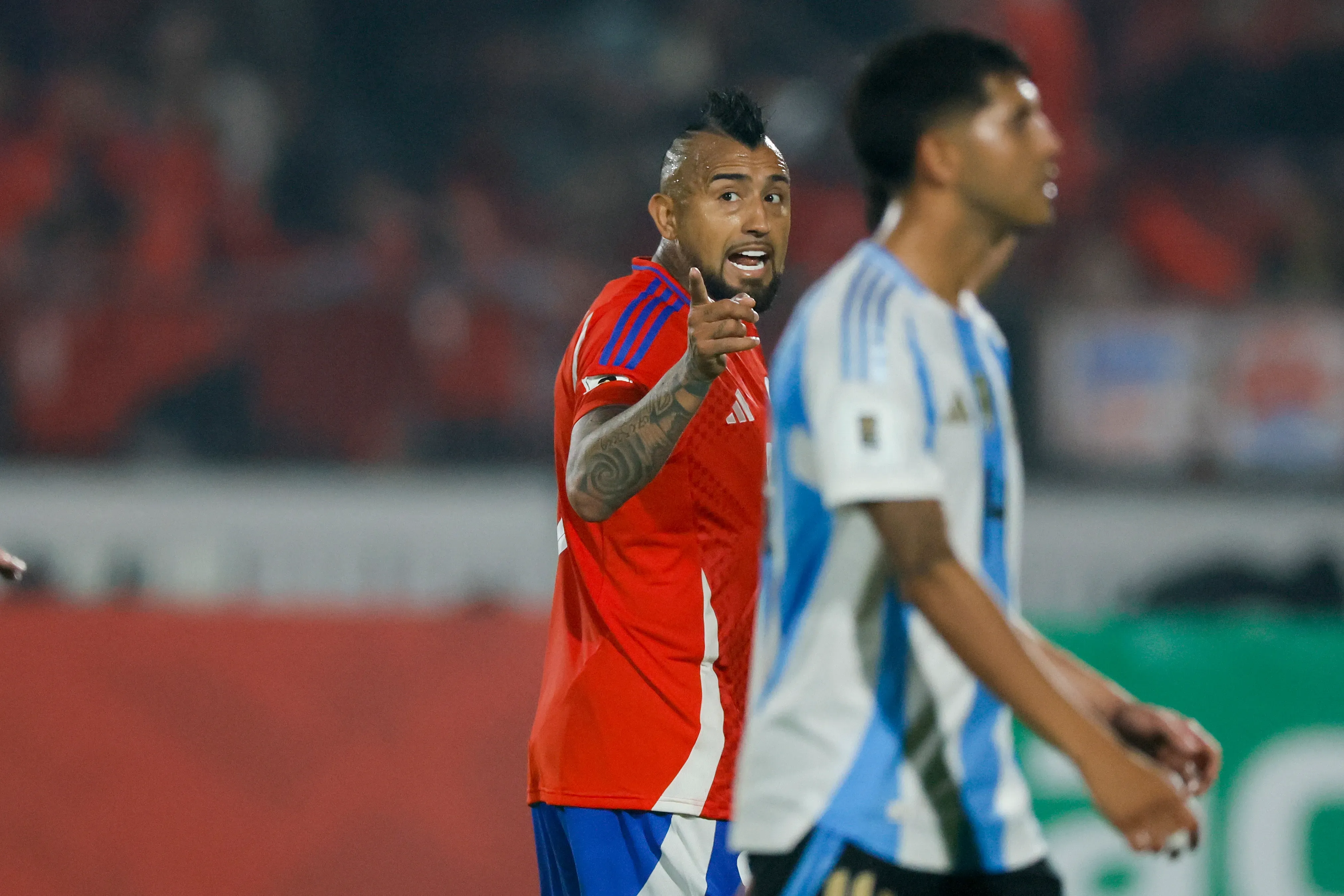 Arturo Vidal terminó como capitán en el proceso de Gareca, pese a ser crítico de su trabajo. Foto: Andrés Pina/Photosport