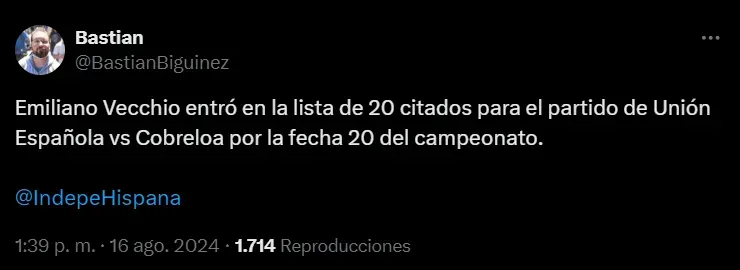 Captura Twitter.