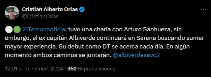 Captura Twitter.