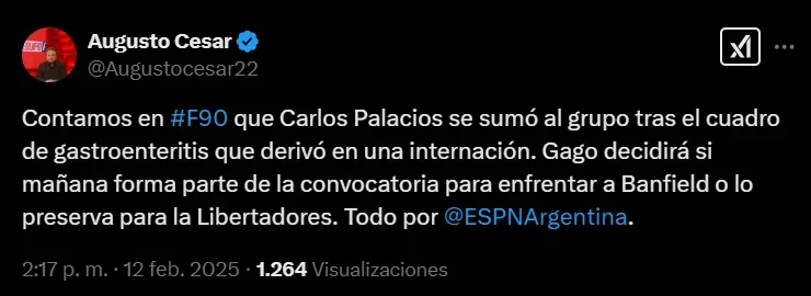 Captura Twitter.