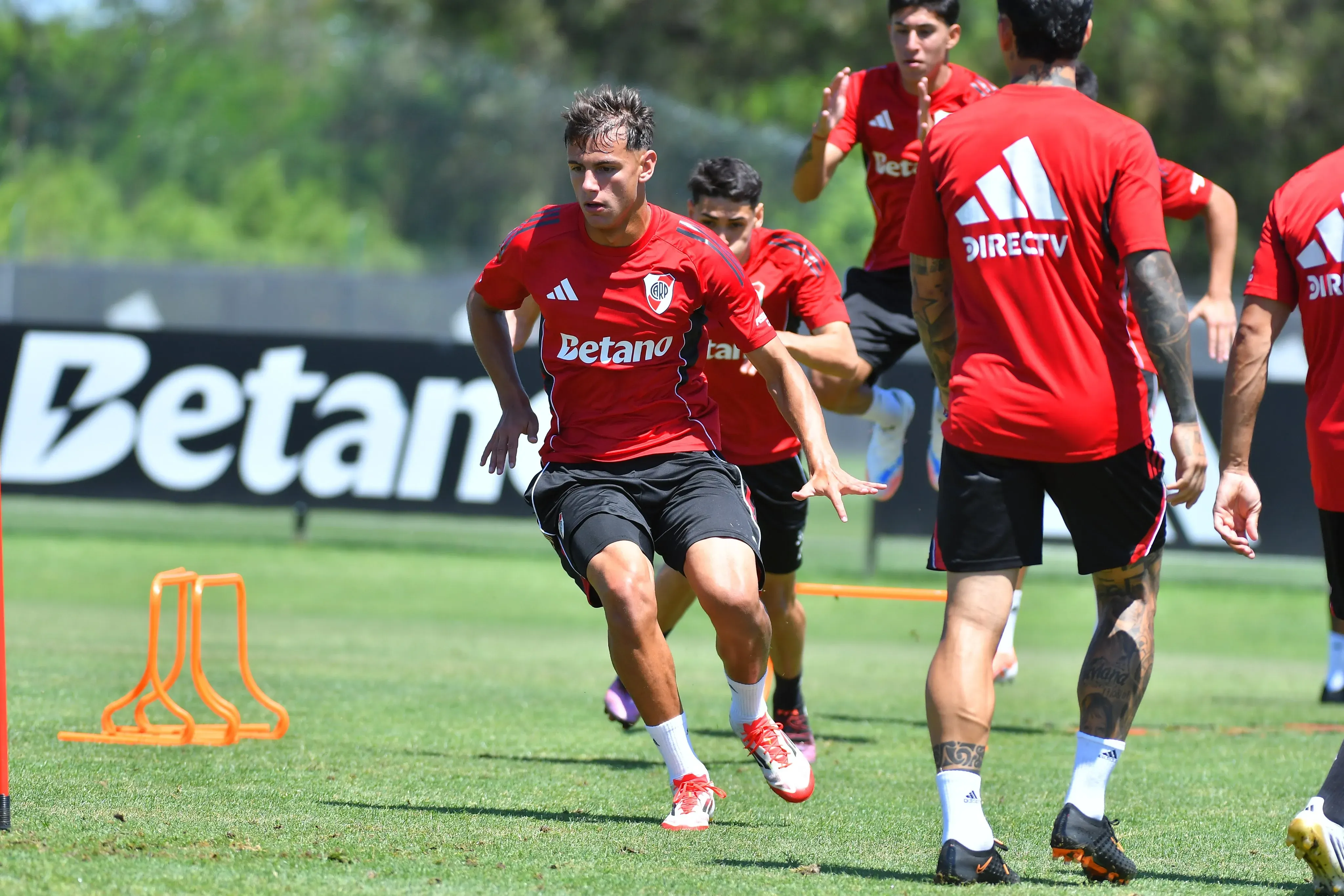 River ultimó detalles este sábado en Ezeiza. (River en X).