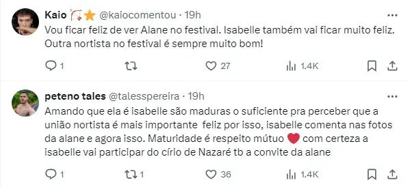 Alane tiene presencia confirmada en el Festival de Parintins, dice perfil