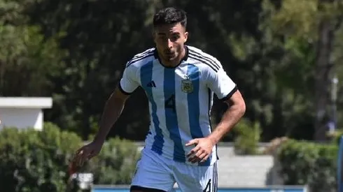 Gonzalo Lujan fue titular con la sub 23.