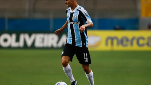 RS – Porto Alegre – 09/12/2021 – BRASILEIRO A 2021, GREMIO X ATLETICO-MG -Ferreirinha jogador do Gremio durante partida contra o Atletico-MG no estadio Arena do Gremio pelo campeonato Brasileiro A 2021. Foto: Maxi Franzoi/AGIF
