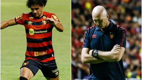 Fotos: (Rafael Vieira/AGIF/Rafael Vieira/AGIF) - Blas Cáceres não tinha muito espaço no Sport sob o comando de Gilmar Dal Pozzo