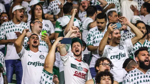 Foto: (Marcello Zambrana/AGIF) – Além do apoio na Libertadores, a torcida tem sido fundamental para a saúde financeira do Palmeiras
